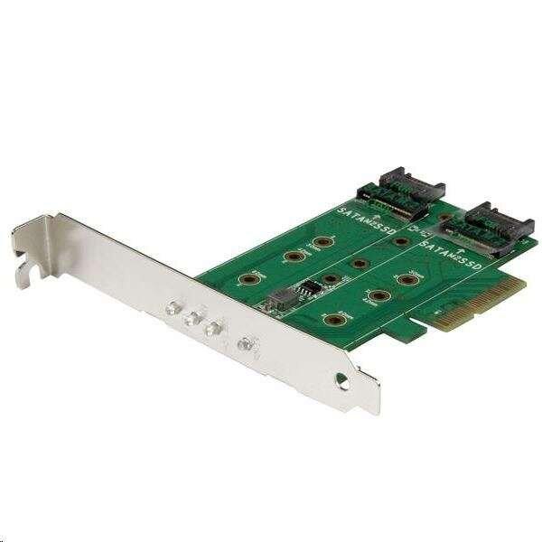 StarTech.com 3xM.2 bővítő kártya PCIe