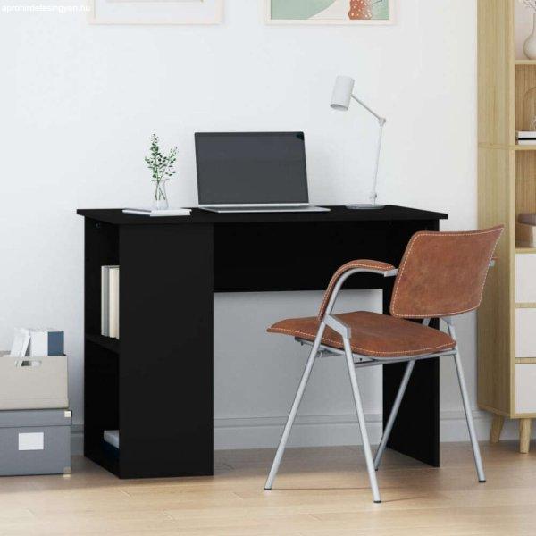 vidaXL fekete szerelt fa íróasztal 100x55x75 cm