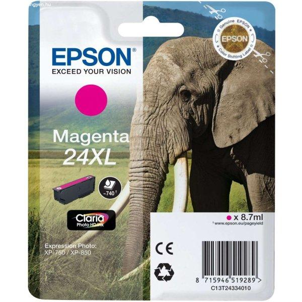 Epson Claria 24XL tintapatron - magenta