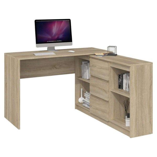 Plus 2D3S íróasztal szekrénnyel, sonoma (GSB5999114107376)