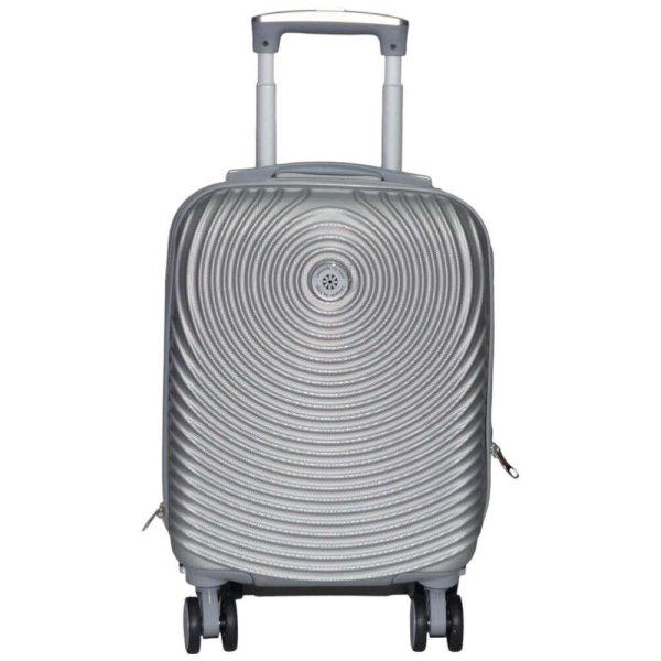 New Love silver keményfalú bőrönd 56cm x 36cm x 21cm-kis méretű bőrönd