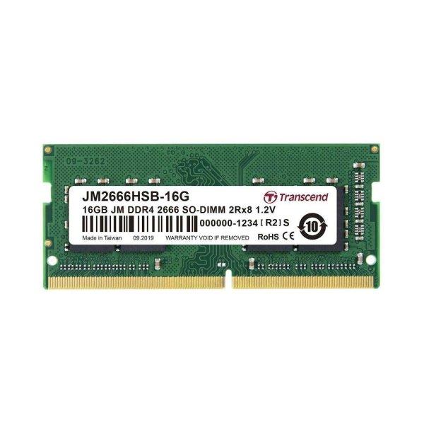 16GB 2666MHz DDR4 Notebook RAM Transcend CL19 (TS2666HSB-16G) (TS2666HSB-16G)