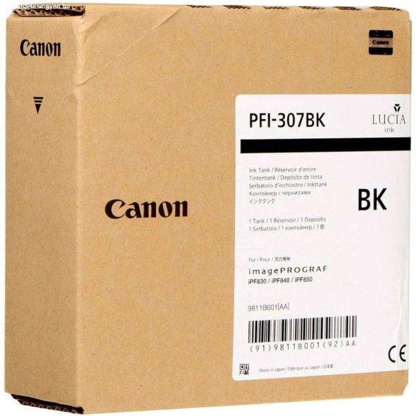 Canon PFI-307 Black tintapatron eredeti 9811B001