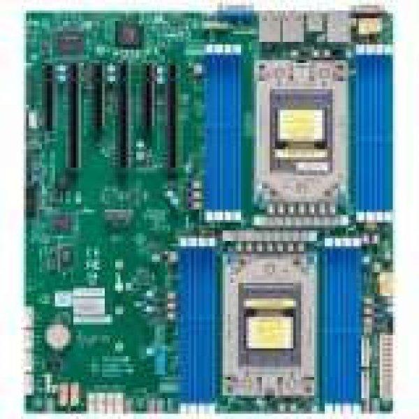 Supermicro mainboard server MBD-H12DSi-N6-B, Dual AMD EPYC 7003/7002 Series
CPUs, 4TB Registered ECC DDR4 3200MHz SDRAM in 16 DIMMs, 10 SATA3, 2 SATADOM, 4
NVMe, Dual Gigabit LAN ports, 1 dedicated IPMI LAN Port, 8x 4-pin PWM Fans &
Speed control,...
