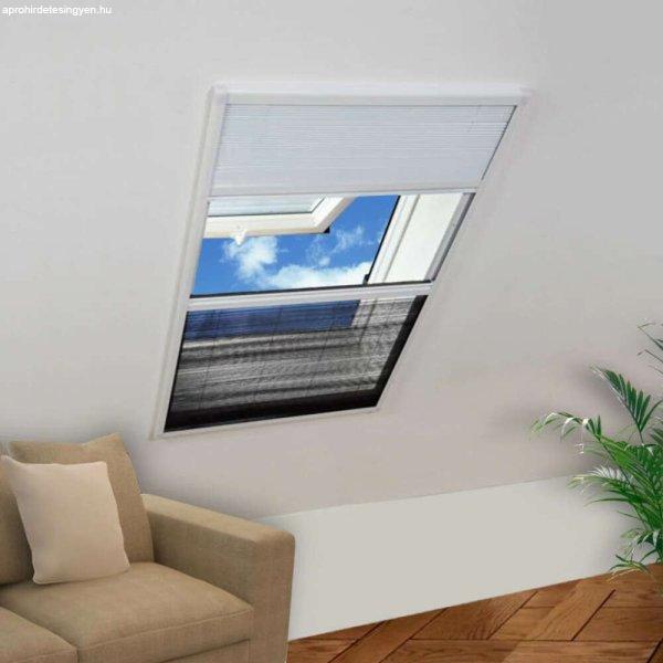 pliszé ablak szúnyogháló árnyékolóval alumíniumból 80 x 120 cm