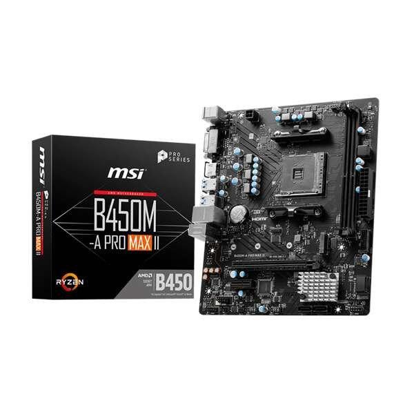 MSI AM4 B450M-A PRO MAX II AMD B450 mATX Alaplap