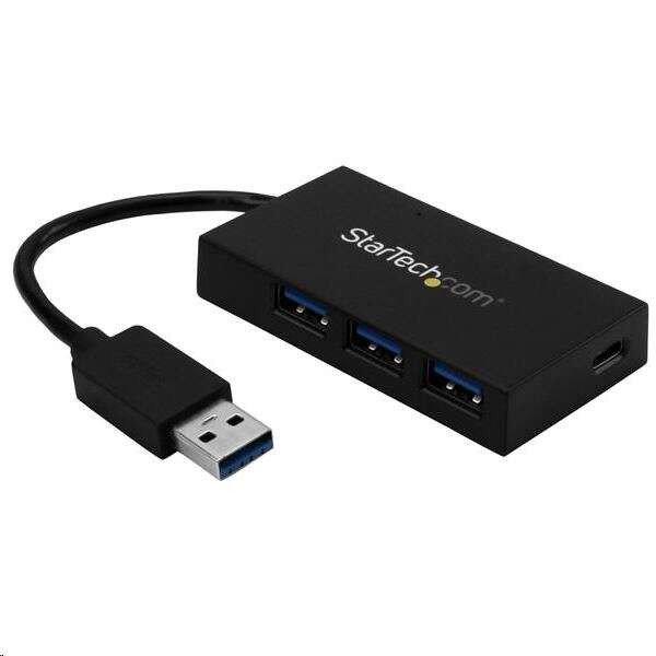 StarTech.com 4 portos USB 3.0 HUB fekete (HB30A3A1CFB) (HB30A3A1CFB)