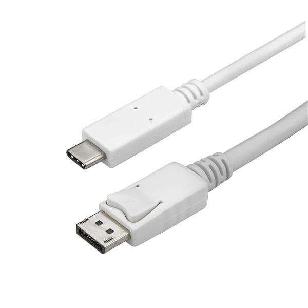 StarTech.com CDP2DPMM3MW video átalakító kábel 3 M USB C-típus DisplayPort
Fehér (CDP2DPMM3MW)