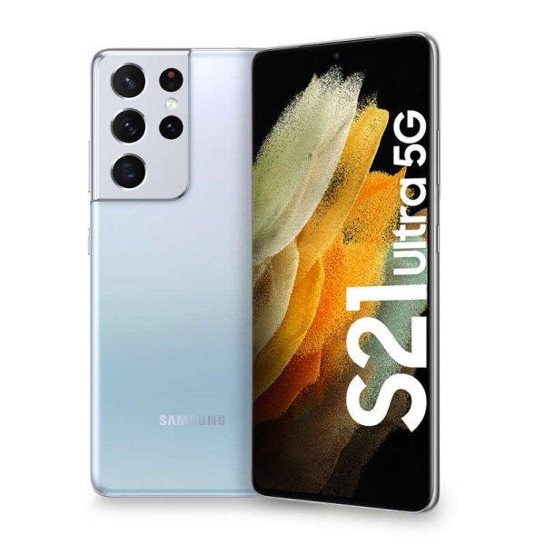 Samsung Galaxy S21 Ultra 12GB/128GB Mobiltelefon, ezüst