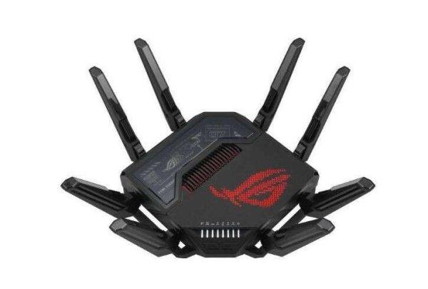 ASUS GT-BE98 ROG Rapture, 8 Antenna, 7x WAN, 1x USB 2.0, 1x USB 3.0, 2.4 / 5 / 6
GHz, Fekete router