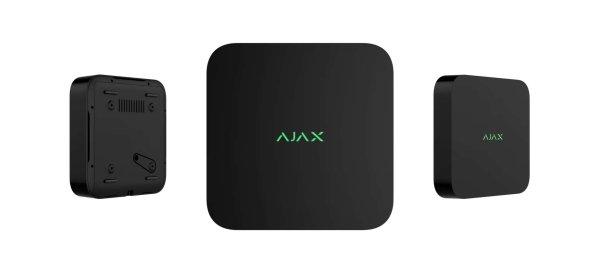 Ajax NVR 8 csatornás hálózati videó rögzítő - Fekete