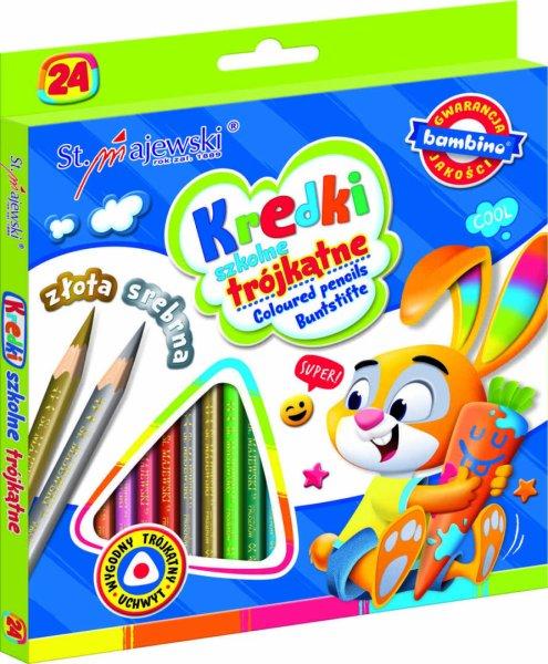 24 db-os színes ceruza készlet