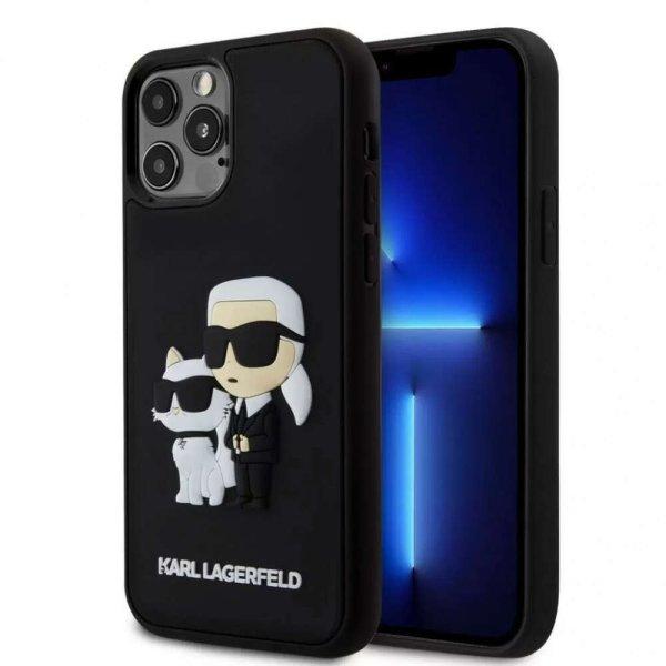 Karl Lagerfeld tok fekete KLHCP12M3DRKCNK Iphone 12 / 12 Pro készülékhez