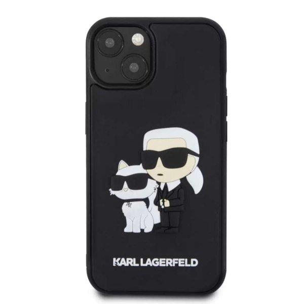 Karl Lagerfeld tok fekete KLHCP15S3DRKCNK Iphone 15 készülékhez
