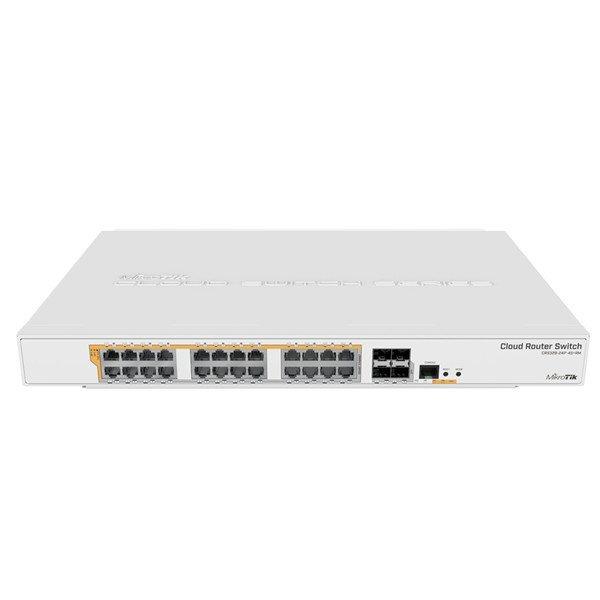 MIKROTIK Cloud Router Switch 24x1000Mbps (POE) + 4x10Gbit SFP+, Fémházas,
Rackes - CRS328-24P-4S+RM