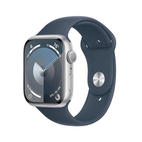 Apple Watch Series 9 GPS 45mm ezüst Aluminium Case Storm Kék Sport szíjjal -
S/M