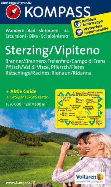 WK 44 - Sterzing / Vipiteno turistatérkép - KOMPASS